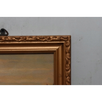 Nikifor Krynicki - Domy w Krynicy Zdrój - Stary Obraz - Akwarela Ołówek