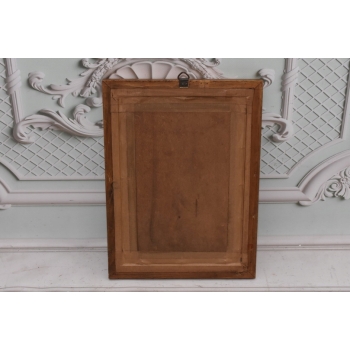 Nikifor Krynicki - Domy w Krynicy Zdrój - Stary Obraz - Akwarela Ołówek