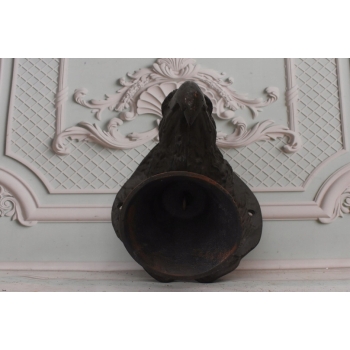Dzwonek Do Drzwi - Głowa Orła - Orzeł Ptak - Dzwon z Żeliwa - 28 cm