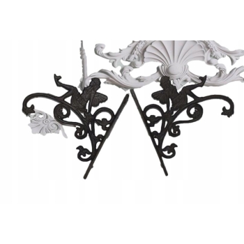 Żeliwny Wieszak - Wspornik pod Półkę - Nimfa Wróżka - Dekoracja Żeliwo