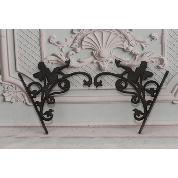 Żeliwny Wieszak - Wspornik pod Półkę - Nimfa Wróżka - Dekoracja Żeliwo