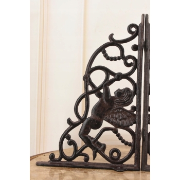 Żeliwny Wieszak - Wspornik pod Półkę - Amory Anioły - Dekoracja
