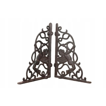 Żeliwny Wieszak - Wspornik pod Półkę - Amory Anioły - Dekoracja