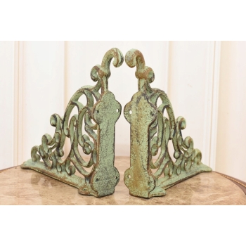 Żeliwny Wieszak - Wspornik pod Półkę - Kątownik Patyna - Dekoracja Uchwyt