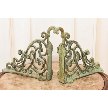 Żeliwny Wieszak - Wspornik pod Półkę - Kątownik Patyna - Dekoracja Uchwyt