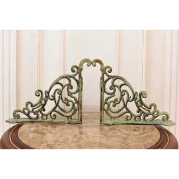 Żeliwny Wieszak - Wspornik pod Półkę - Kątownik Patyna - Dekoracja Uchwyt