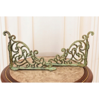 Żeliwny Wieszak - Wspornik pod Półkę - Kątownik Patyna - Dekoracja Uchwyt