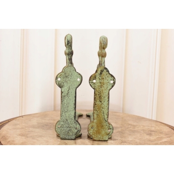 Żeliwny Wieszak - Wspornik pod Półkę - Kątownik Patyna - Dekoracja Uchwyt