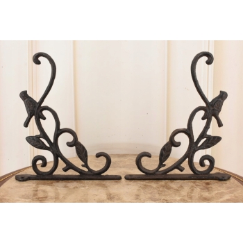 Żeliwny Wieszak - Wspornik pod Półkę - Ptak Ptaki - Dekoracja Uchwyt