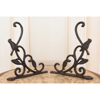 Żeliwny Wieszak - Wspornik pod Półkę - Ptak Ptaki - Dekoracja Uchwyt