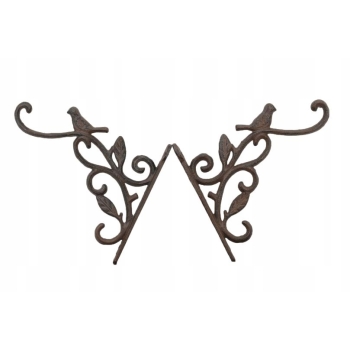 Żeliwny Wieszak - Wspornik pod Półkę - Ptak Ptaki - Dekoracja Uchwyt