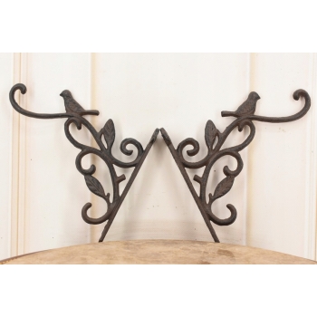 Żeliwny Wieszak - Wspornik pod Półkę - Ptak Ptaki - Dekoracja Uchwyt