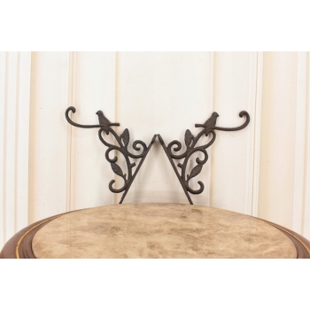 Żeliwny Wieszak - Wspornik pod Półkę - Ptak Ptaki - Dekoracja Uchwyt