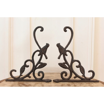 Żeliwny Wieszak - Wspornik pod Półkę - Ptak Ptaki - Dekoracja Uchwyt