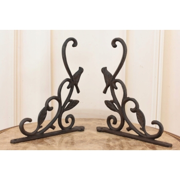 Żeliwny Wieszak - Wspornik pod Półkę - Ptak Ptaki - Dekoracja Uchwyt