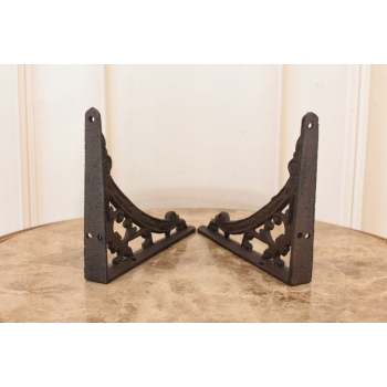 Żeliwny Wieszak - Wspornik pod Półkę - Kątownik - Dekoracja Uchwyt