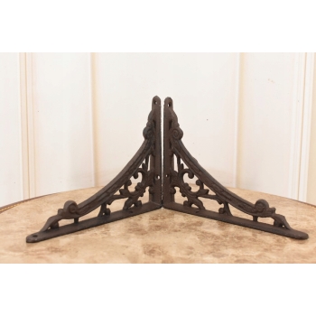 Żeliwny Wieszak - Wspornik pod Półkę - Kątownik - Dekoracja Uchwyt