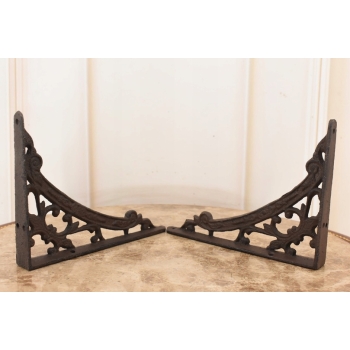 Żeliwny Wieszak - Wspornik pod Półkę - Kątownik - Dekoracja Uchwyt