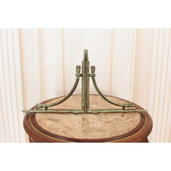 Żeliwny Wieszak - Wspornik pod Półkę - Kątownik Patyna - Dekoracja Uchwyt