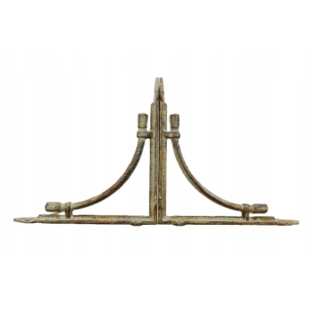 Żeliwny Wieszak - Wspornik pod Półkę - Kątownik Patyna - Dekoracja Uchwyt