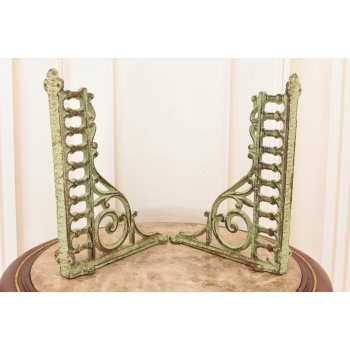 Żeliwny Wieszak - Wspornik pod Półkę - Kątownik Patyna - Dekoracja Uchwyt