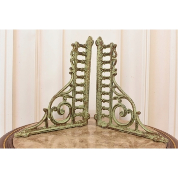 Żeliwny Wieszak - Wspornik pod Półkę - Kątownik Patyna - Dekoracja Uchwyt