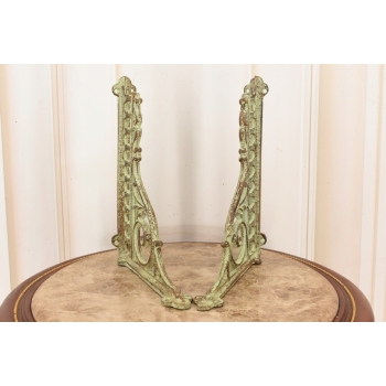 Żeliwny Wieszak - Wspornik pod Półkę - Kątownik Patyna - Dekoracja Uchwyt