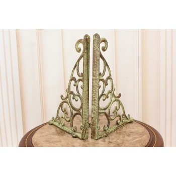 Żeliwny Wieszak - Wspornik pod Półkę - Kątownik Patyna - Dekoracja Uchwyt