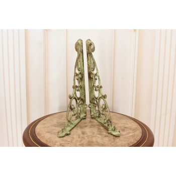 Żeliwny Wieszak - Wspornik pod Półkę - Kątownik Patyna - Dekoracja Uchwyt