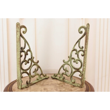 Żeliwny Wieszak - Wspornik pod Półkę - Kątownik Patyna - Dekoracja Uchwyt