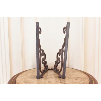 Żeliwny Wieszak - Wspornik pod Półkę - Kątownik - Dekoracja Uchwyt