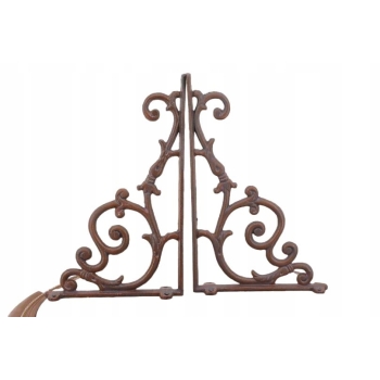 Żeliwny Wieszak - Wspornik pod Półkę - Kątownik - Dekoracja Uchwyt