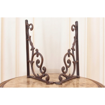 Żeliwny Wieszak - Wspornik pod Półkę - Kątownik - Dekoracja Uchwyt