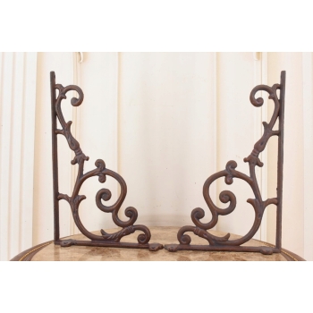 Żeliwny Wieszak - Wspornik pod Półkę - Kątownik - Dekoracja Uchwyt