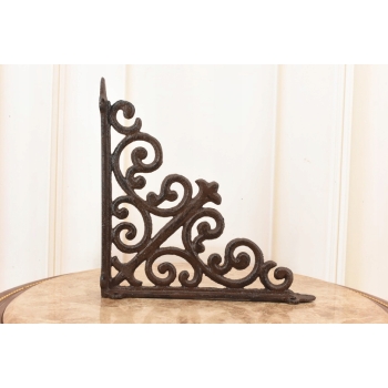 Żeliwny Wieszak - Wspornik pod Półkę - Kątownik - Dekoracja Uchwyt