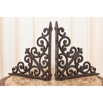 Żeliwny Wieszak - Wspornik pod Półkę - Kątownik - Dekoracja Uchwyt