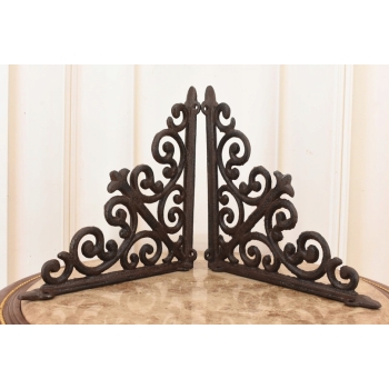 Żeliwny Wieszak - Wspornik pod Półkę - Kątownik - Dekoracja Uchwyt