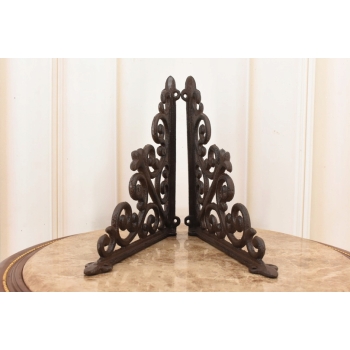 Żeliwny Wieszak - Wspornik pod Półkę - Kątownik - Dekoracja Uchwyt