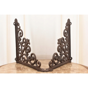 Żeliwny Wieszak - Wspornik pod Półkę - Kątownik - Dekoracja Uchwyt