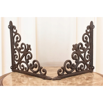 Żeliwny Wieszak - Wspornik pod Półkę - Kątownik - Dekoracja Uchwyt