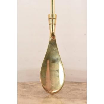 Stylowa Mosiężna Łyżka do Butów - Mosiądz - Złota 52 cm