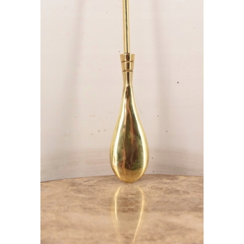 Stylowa Mosiężna Łyżka do Butów - Mosiądz - Złota 52 cm