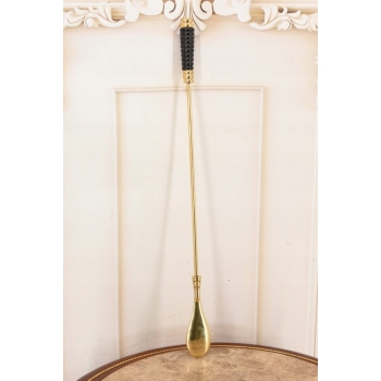 Stylowa Mosiężna Łyżka do Butów - Mosiądz - Złota 52 cm