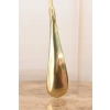 Stylowa Łyżka do Butów - Mosiądz + Drapaczka do Pleców - Złota 57 cm