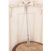Stylowa Łyżka do Butów - Mosiądz - Dekor Zdobienia - Srebrna 56 cm