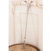 Stylowa Łyżka do Butów - Mosiądz - Dekor Zdobienia - Srebrna 56 cm
