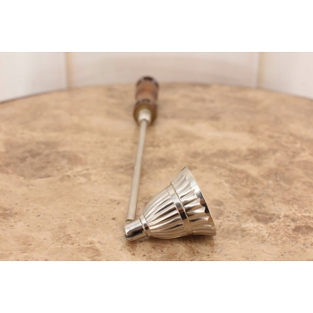 Chromowe Gasidełko Gasidło do Świec - Srebrne - Praktyczne do Świeczki