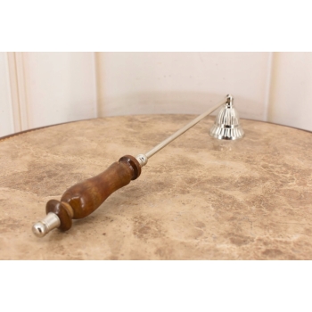 Chromowe Gasidełko Gasidło do Świec - Srebrne - Praktyczne do Świeczki