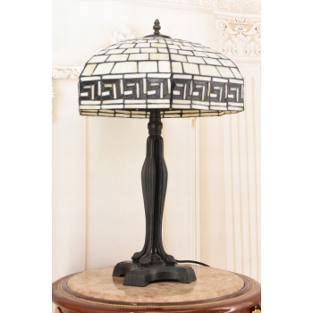 Lampa Witrażowa - Styl Tiffany - witraż - Prezent Kolorowa Lampka Mozaika