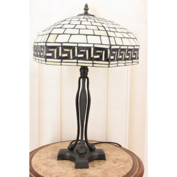 Lampa Witrażowa - Styl Tiffany - witraż - Prezent Kolorowa Lampka Mozaika